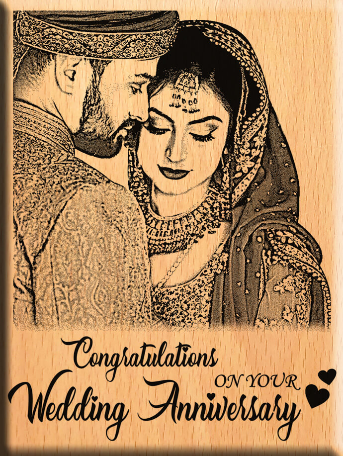 Personalized Wedding Anniversary Gift for her